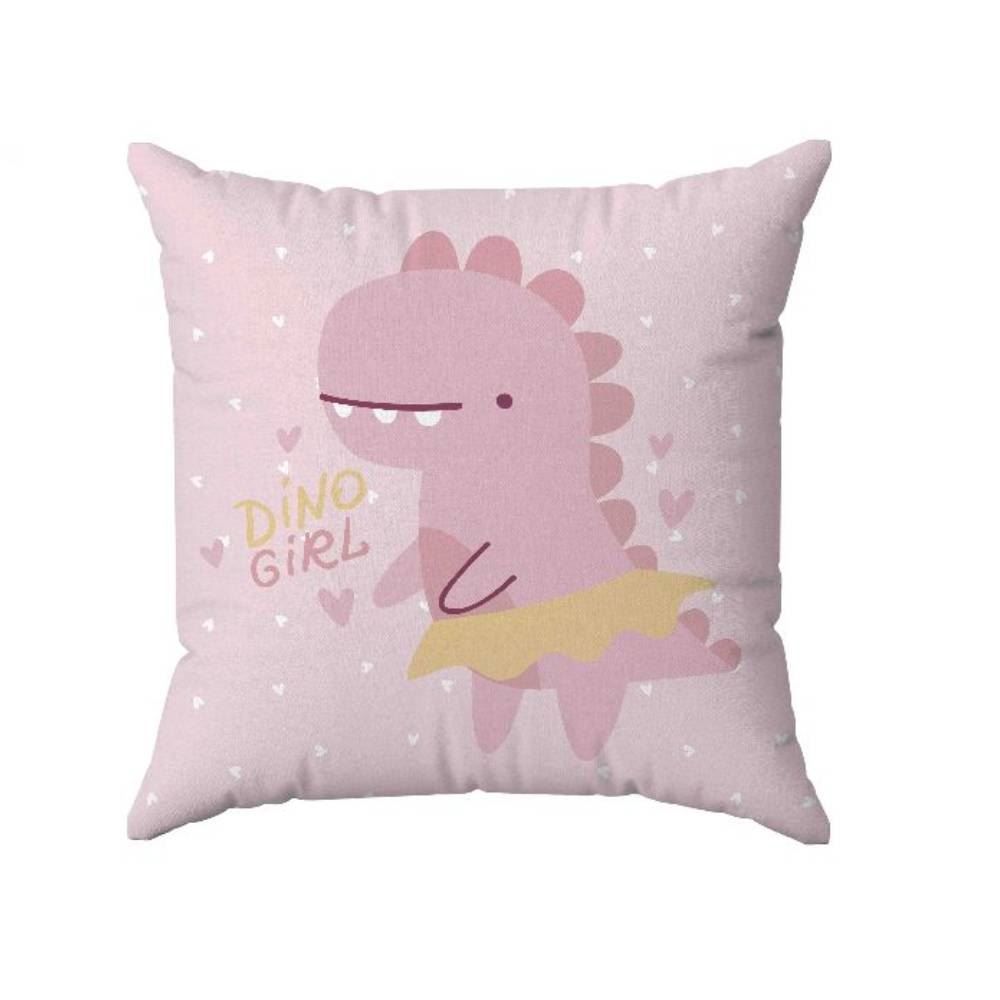 Almofada Decor 38X38cm Havan Baby - Dino Girl