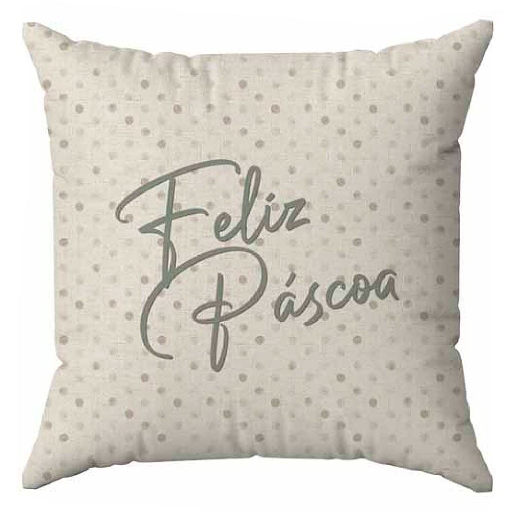 Almofada Decorativa 45X45cm Pascoa Havan Casa - Poa