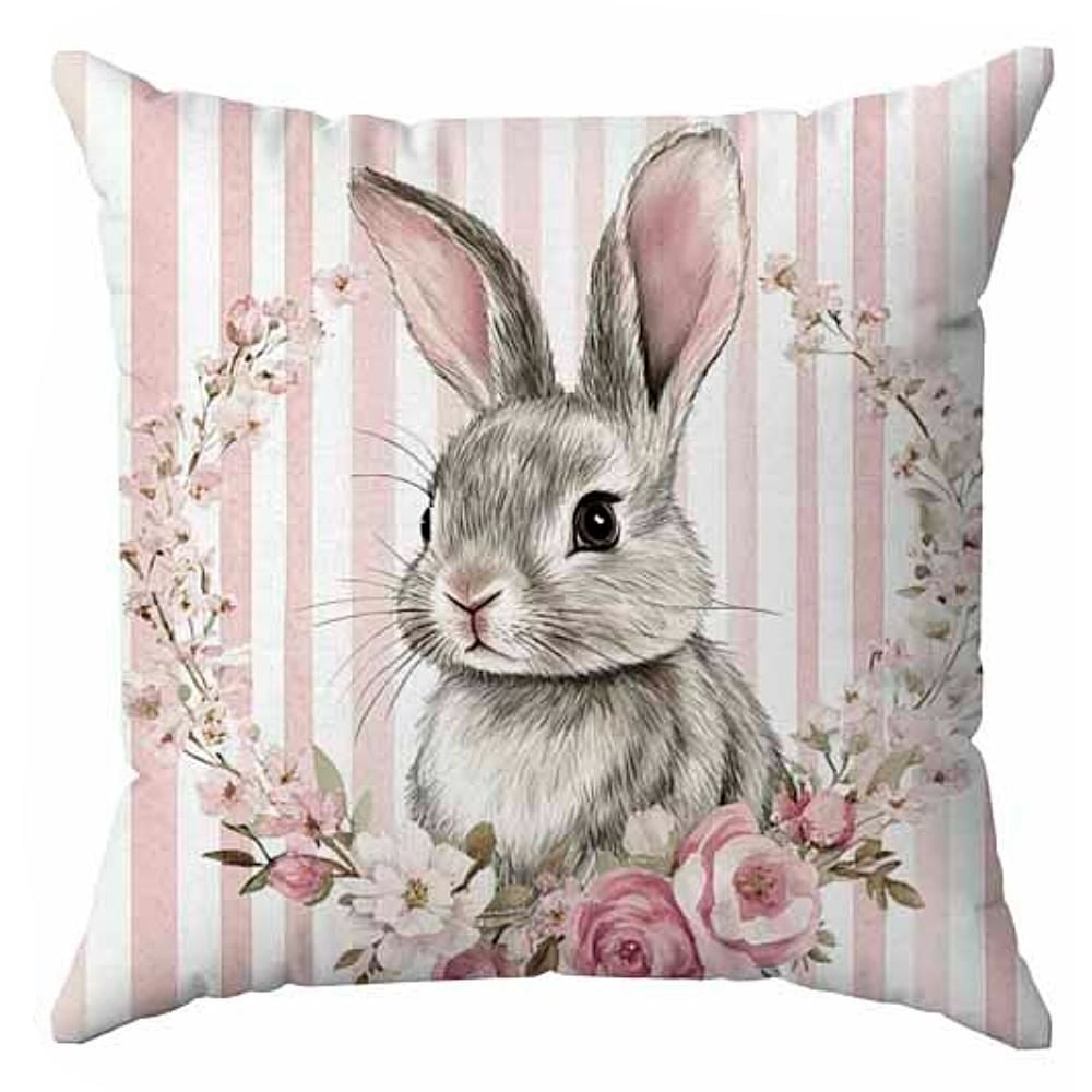 Almofada Decorativa 45X45cm Pascoa Havan Casa - Rosa