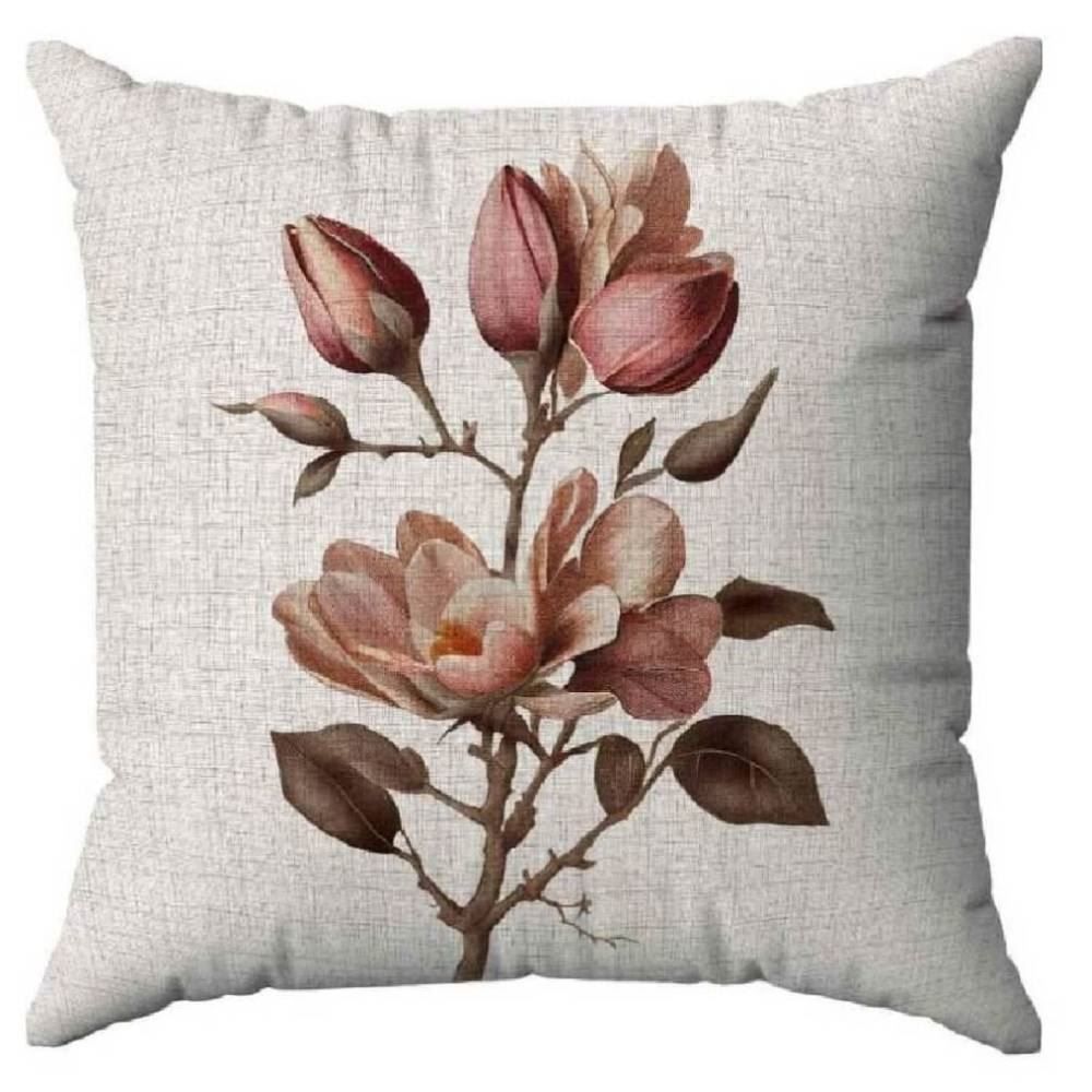 Almofada Decorativa Estampada Naturalle Havan Casa - Tulipa Rosa