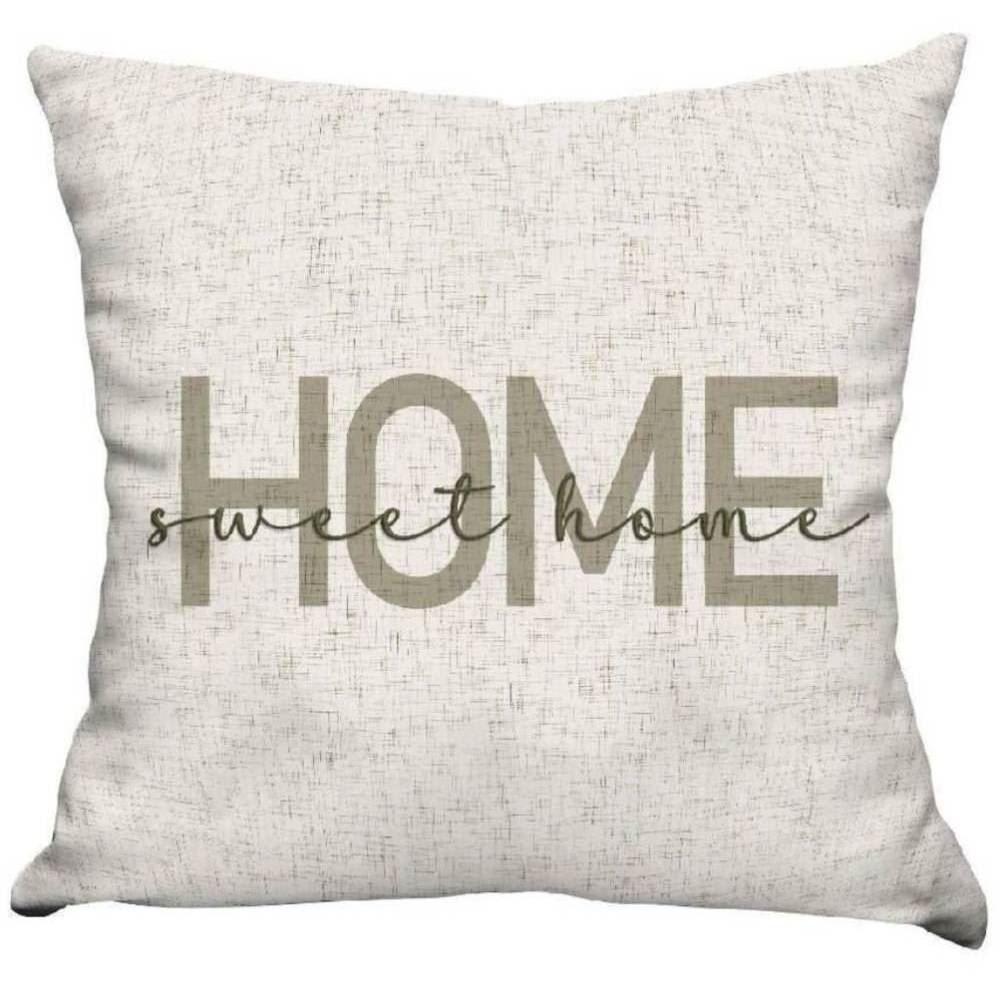 Almofada Decorativa Estampada Naturalle Havan Casa - Home Sweet Home
