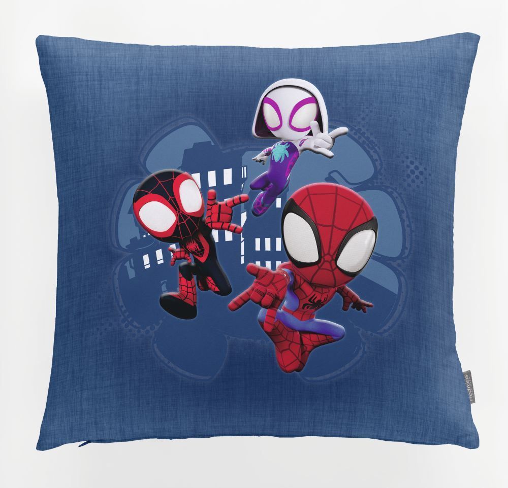 Almofada Decorativa 43X43 Cm Disney Hedrons - SPIDEY CITY