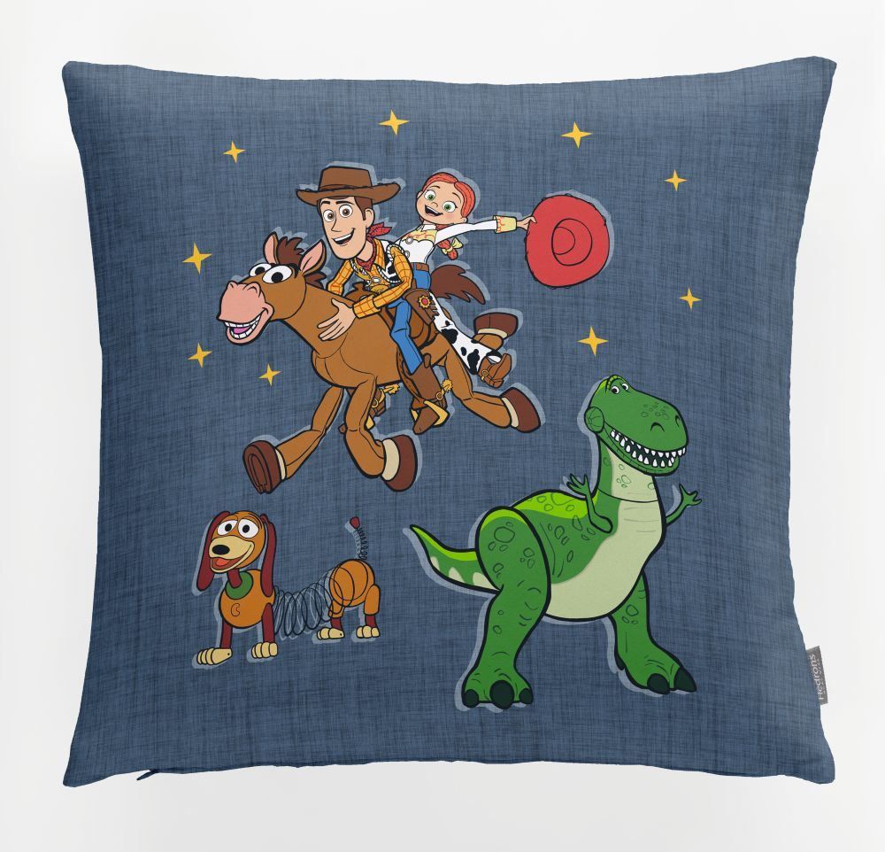 Almofada Decorativa 43X43 cm Disney Hedrons - Toy Story Turma
