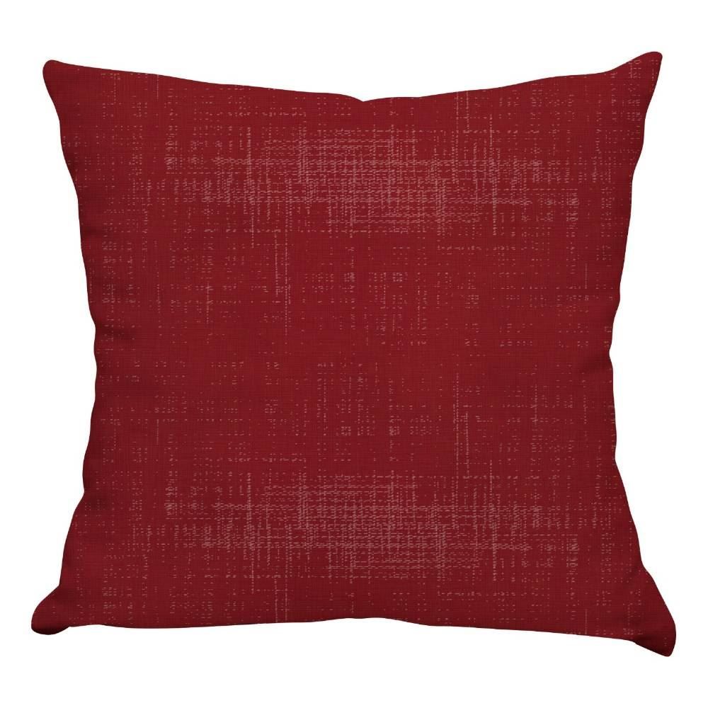 Almofada Decorativa 45X45 Cm Lisa Havan Casa - Bordo Linen