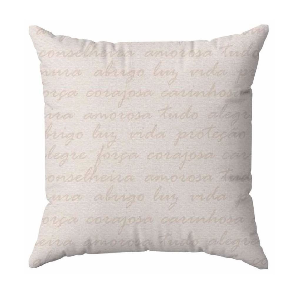 Almofada Decorativa 45X45cm Dia Das Mães Havan Casa - Palavras