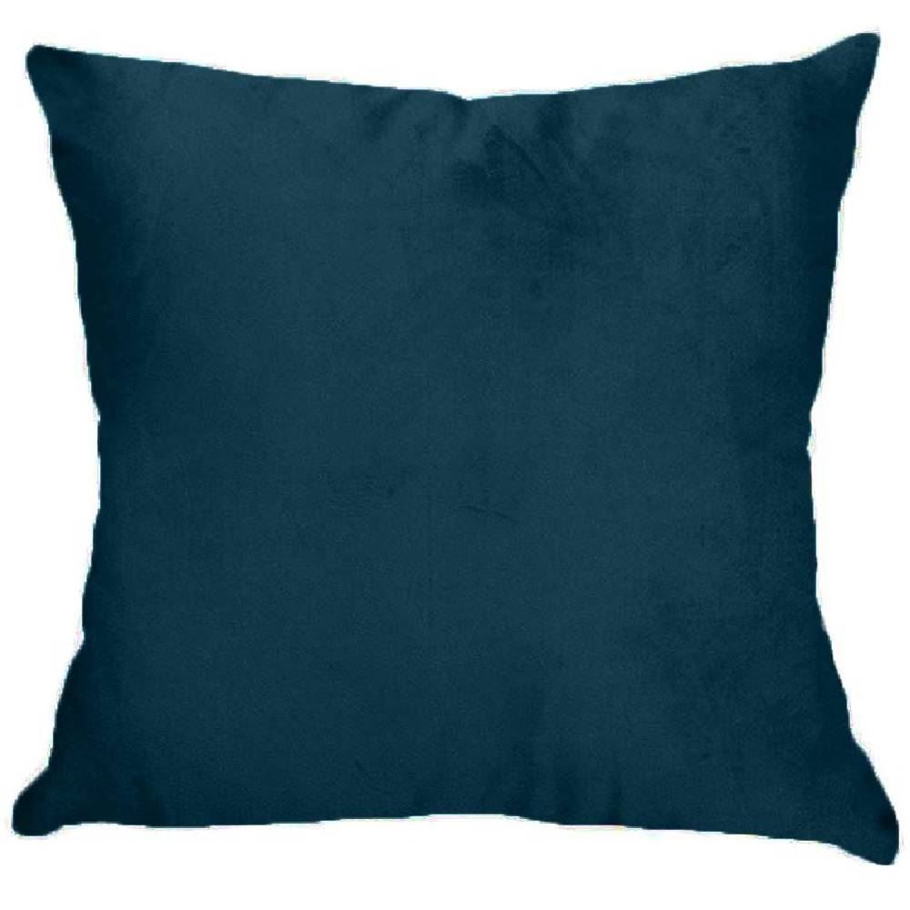 Almofada Decorativa 50X50cm Veludo Italiano Liso Havan Casa - Azul Marinho