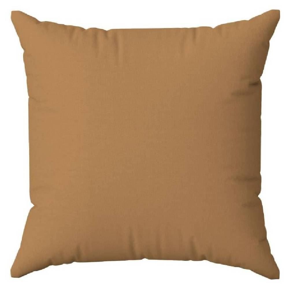 Almofada Decorativa 50X50cm Veludo Italiano Liso Havan Casa - Mostarda