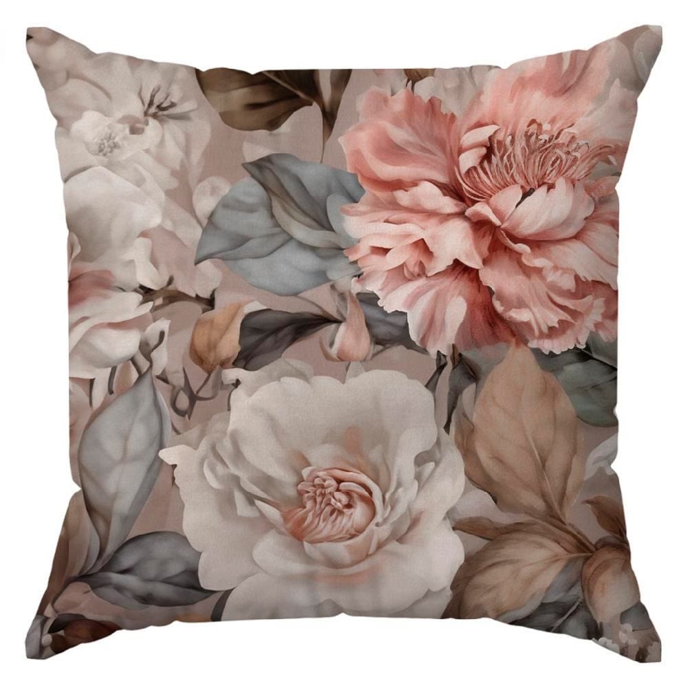 Almofada Decorativa Estampada 45X45 cm Havan Casa - Floral Dupla Face