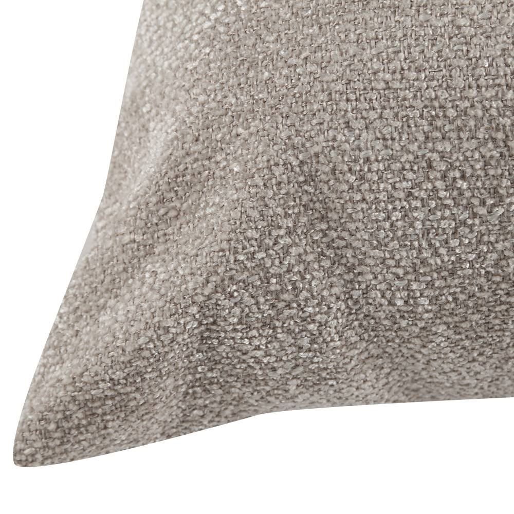Almofada Decorativa Com Zíper 45X45 Cm Boucle Hedrons - Areia