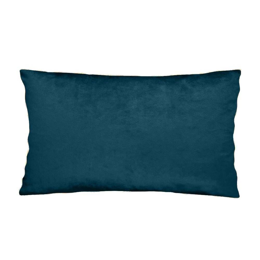 Almofada para Sofá 30X50 cm Veludo Italiano Havan Casa - Azul Marinho