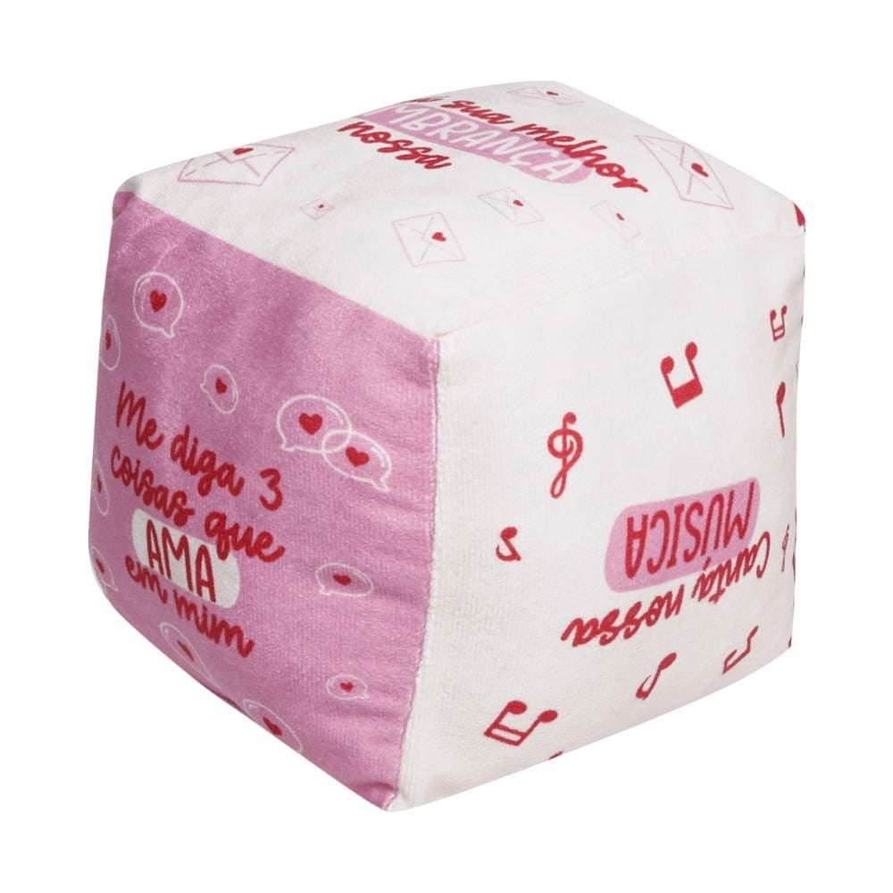 Almofada Divertida Havan Casa Cubo Namorados - Namorados