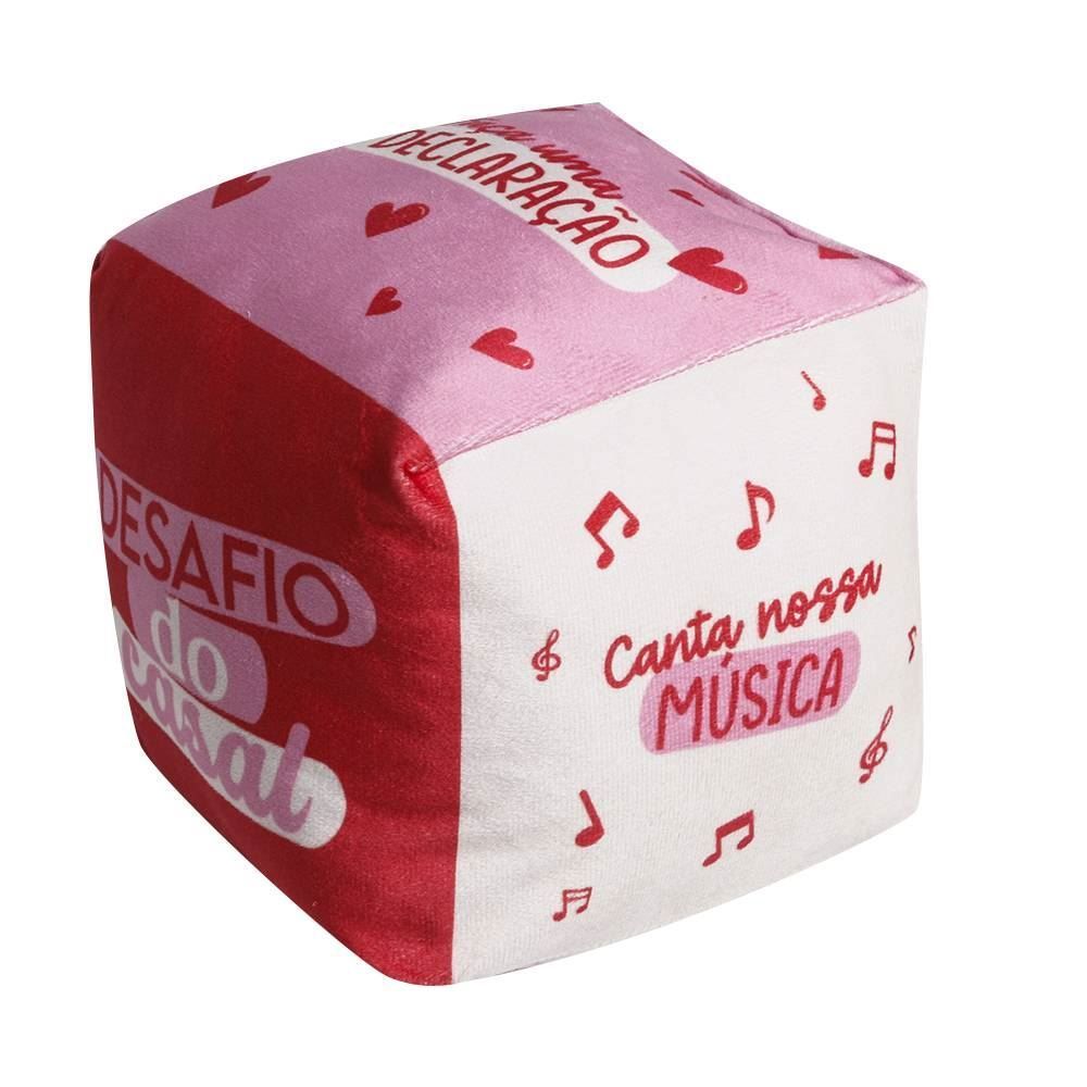 Almofada Divertida Havan Casa Cubo Namorados - Namorados
