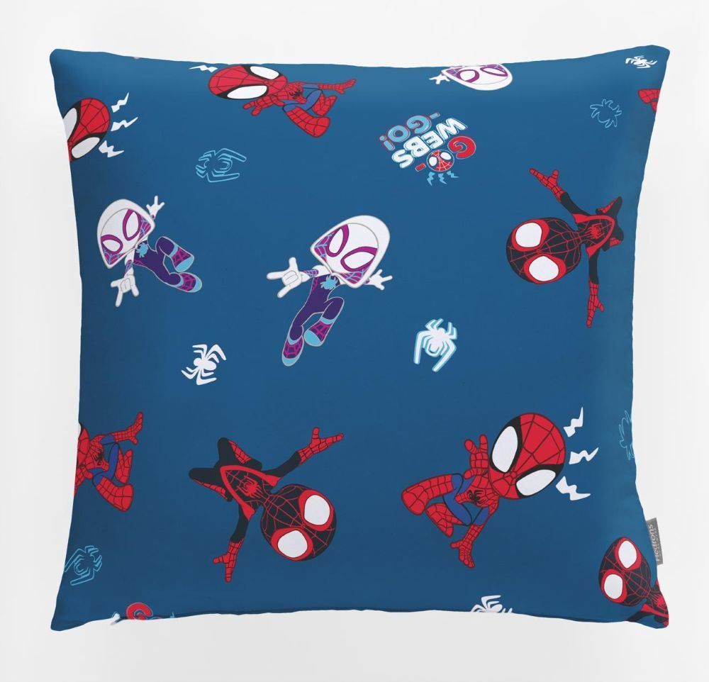 Almofada Estampada 43X43cm Disney Hedrons - SPIDEY WEBS ROTATIVO