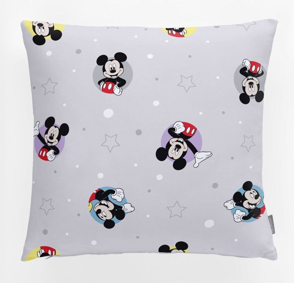 Almofada Estampada 43X43cm Disney Hedrons - MICKEY DOTS ROTATIVO