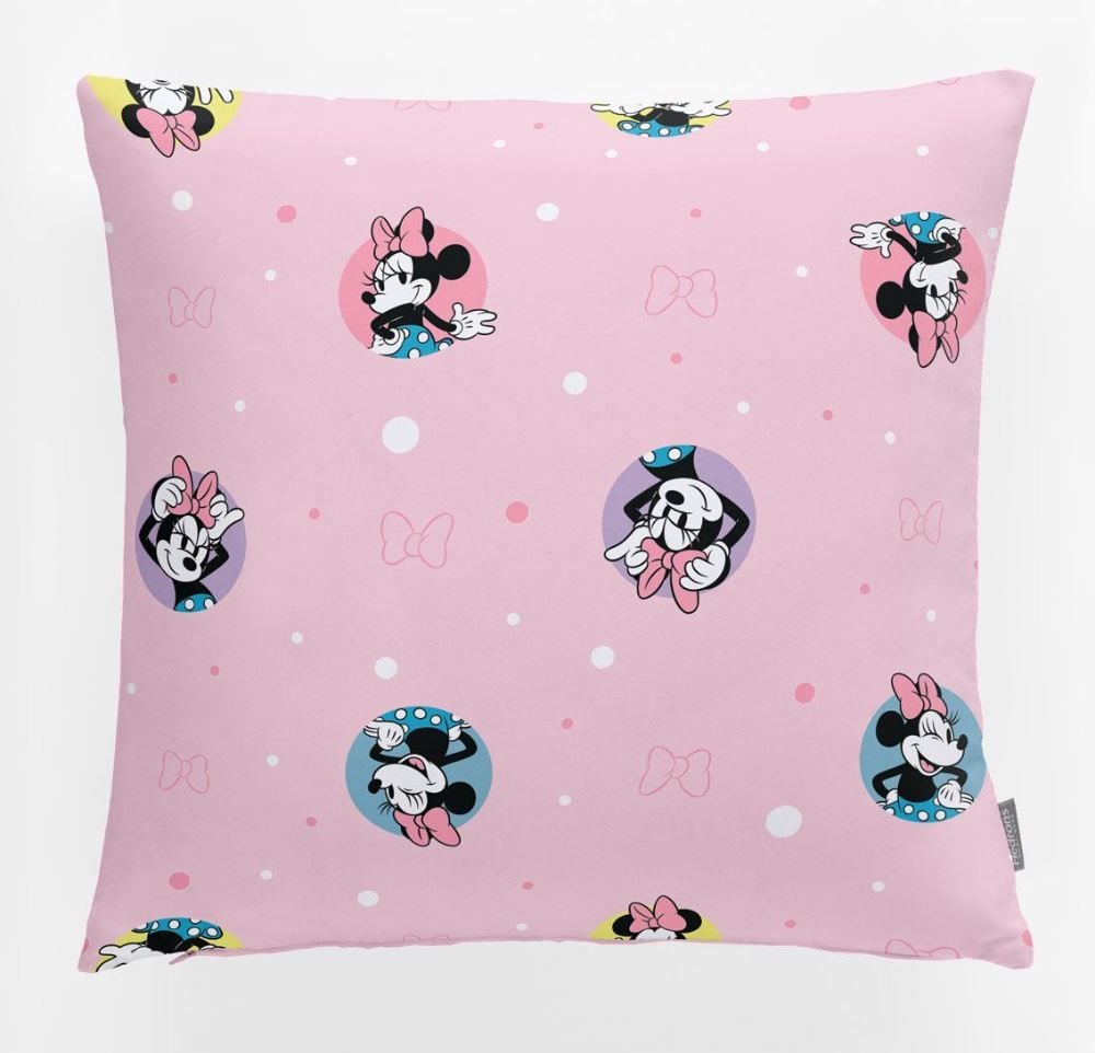 Almofada Estampada 43X43cm Disney Hedrons - MINNIE LACE ROTATIVO