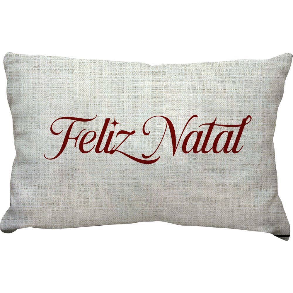 Almofada Naturalle 30X48 Natal 2025 - FELIZ NATAL