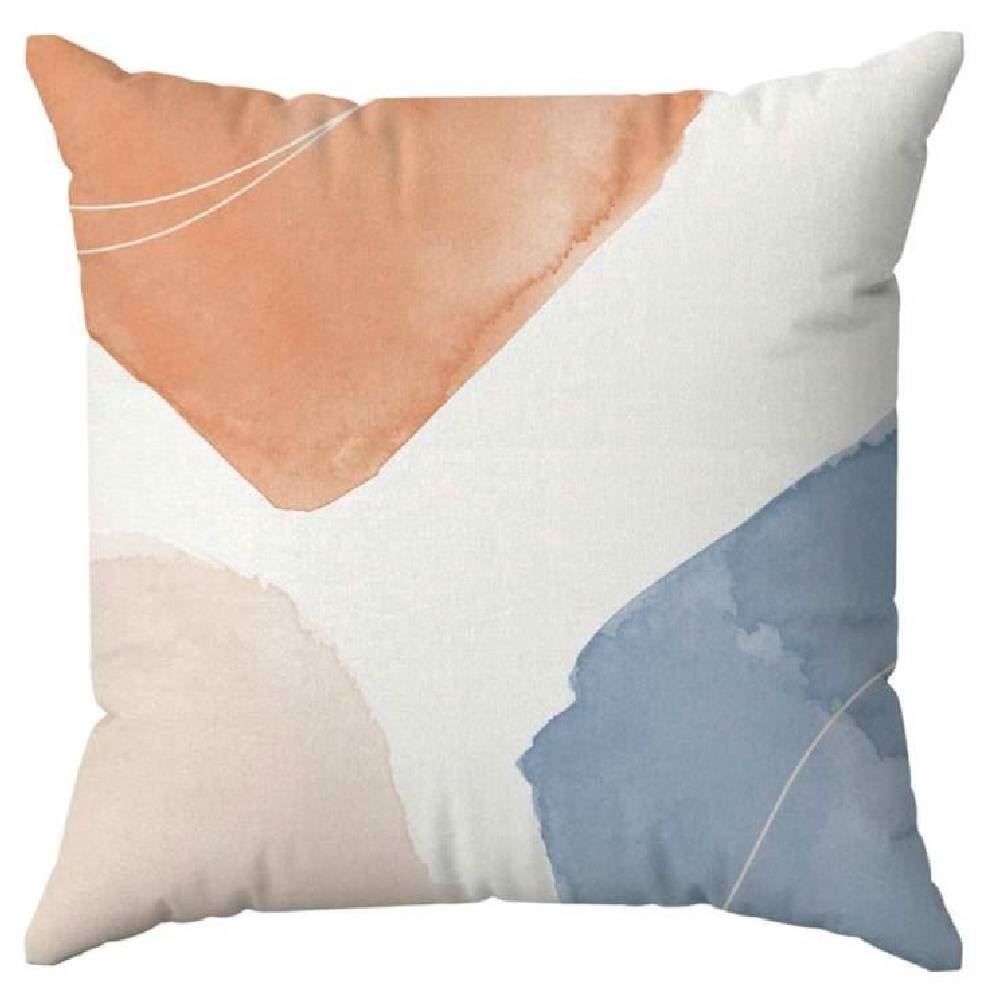 Almofada Veludo 48X48 Cm Estampada Havan Casa - Aquarela 