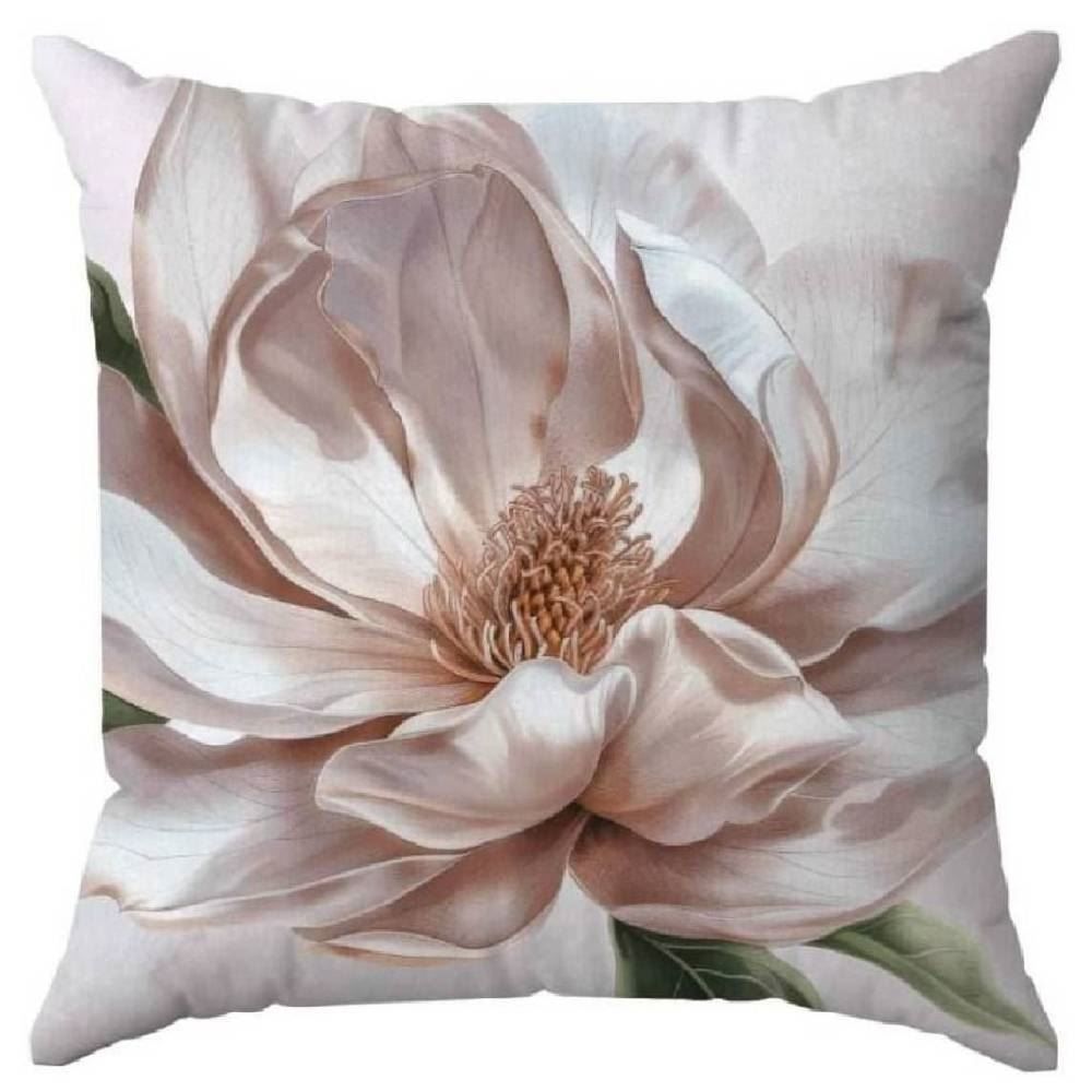 Almofada Veludo 48X48 cm Estampada Havan Casa - Magnólia 