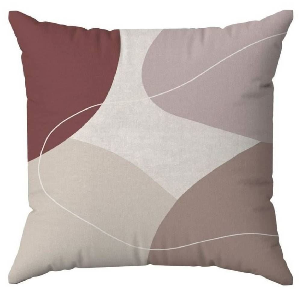 Almofada Veludo 48X48 cm Estampada Havan Casa - Geométrico Begônia 