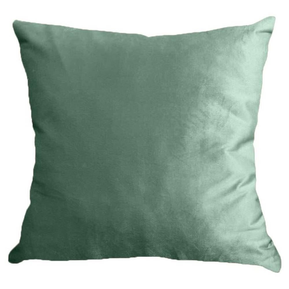 Almofada Veludo 50X50 Cm Liso Havan Casa - Verde Mint