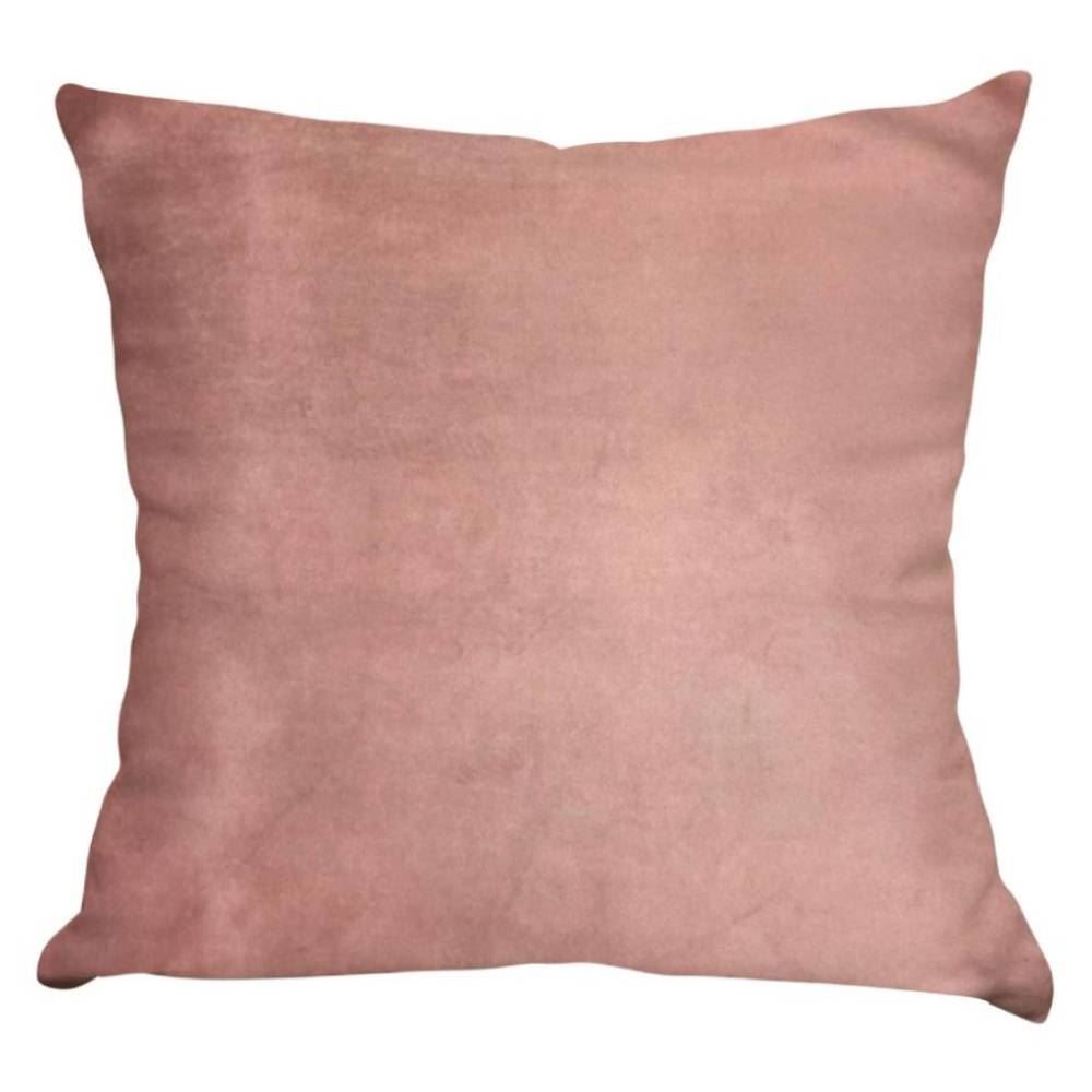 Almofada Veludo 50X50 Cm Liso Havan Casa - Rosa