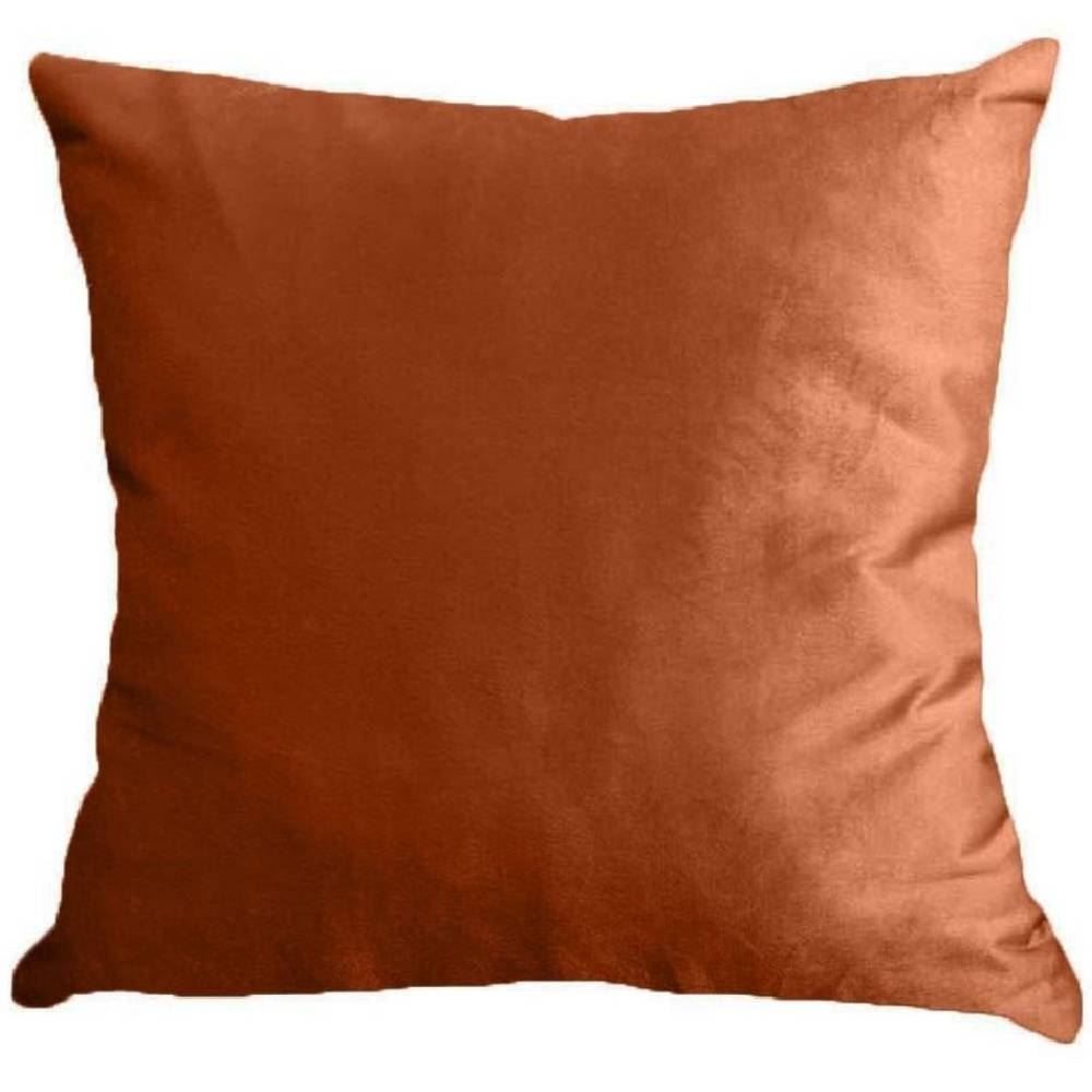 Almofada Veludo 50X50 Cm Liso Havan Casa - Ocre