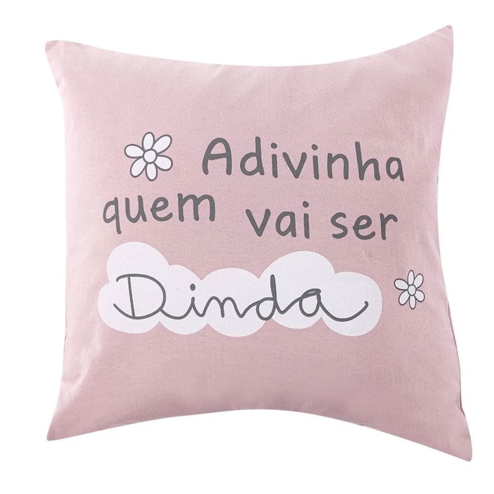 Almofadas Funny 35X35cm Havan Baby - Rosa Dinda