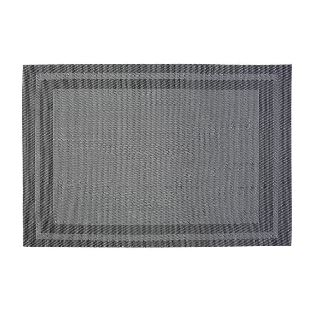 Americano Avulso 2 Cabos Tramado Havan Casa 1 Pç - Cinza Bordas