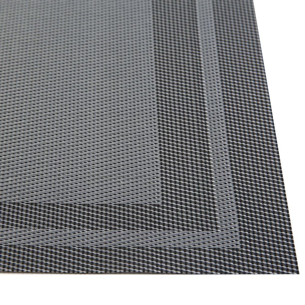 Americano Avulso 2 Cabos Tramado Havan Casa 1 Pç - Cinza Bordas