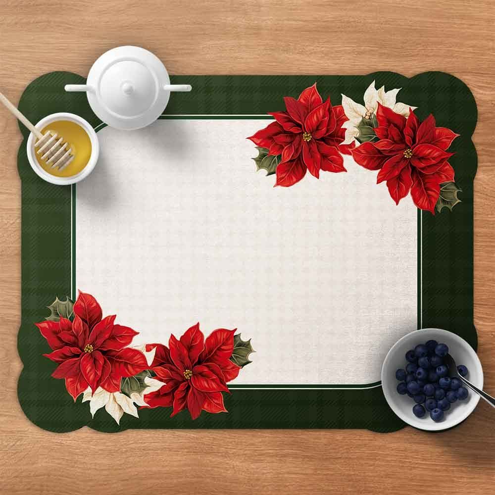 Americano Avulso Natal Encantado Havan Casa - Flores Verdes