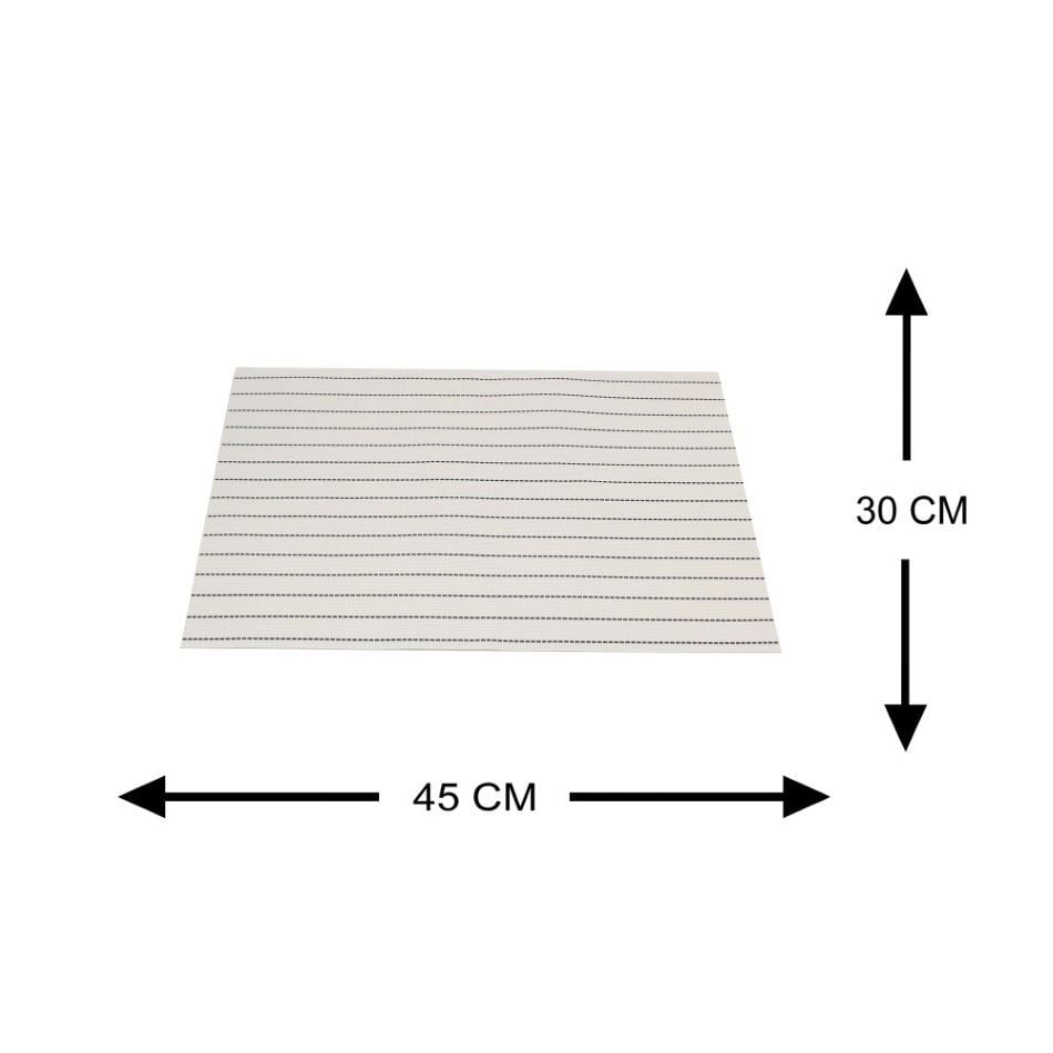 Americano Avulso Tramado Havan Casa 1 Pç - Branco Listras