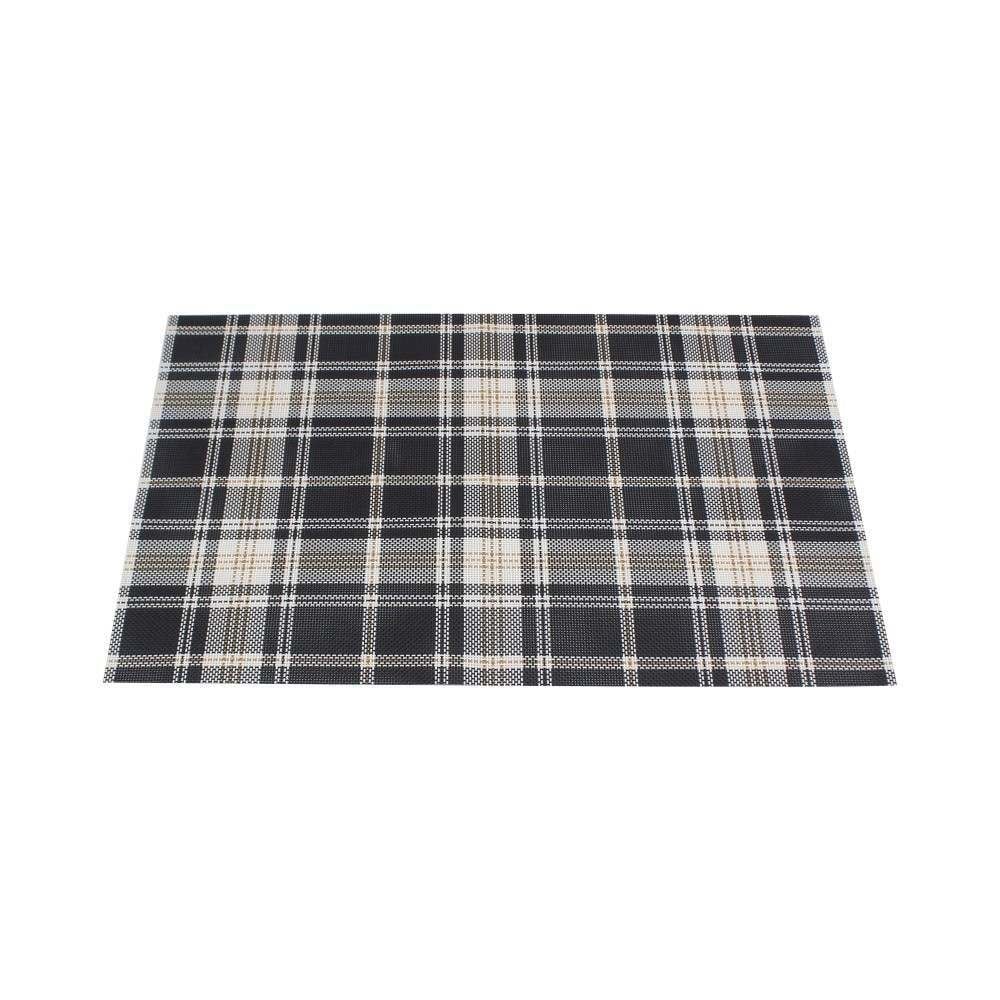 Americano Avulso Tramado Havan Casa 1 Pç - Xadrez Preto