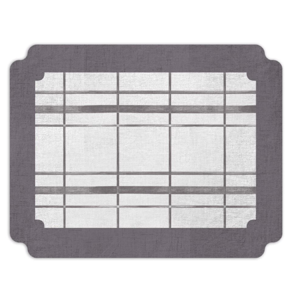 Americano Avulso Viena 35X45 Cm Havan Casa - Linho Cinza Urbano