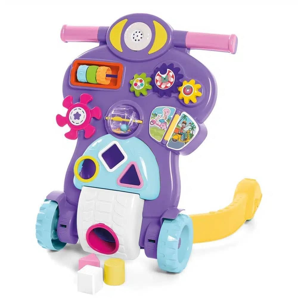 Andador Bebe Piloto Tateti - Rosa