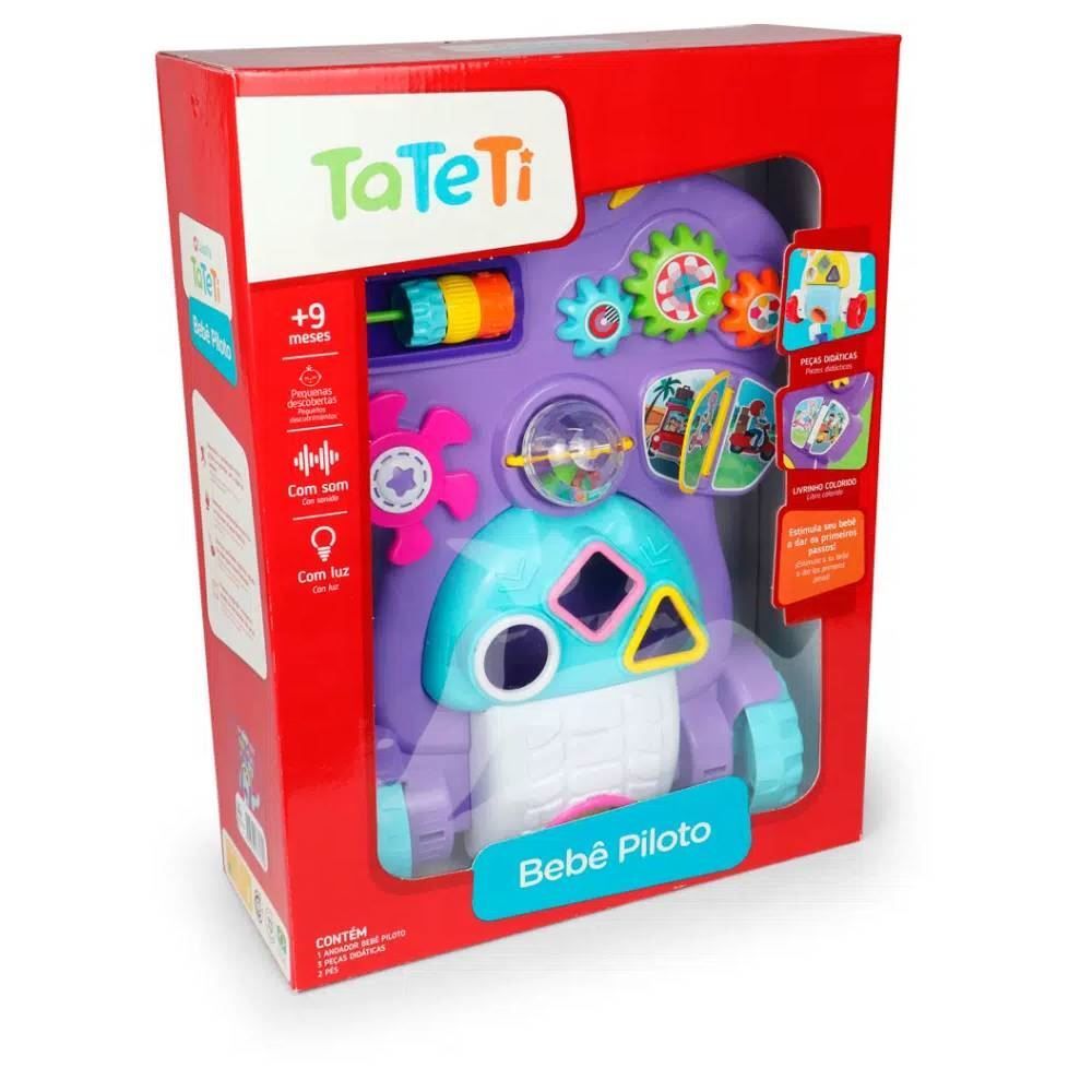 Andador Bebe Piloto Tateti - Rosa