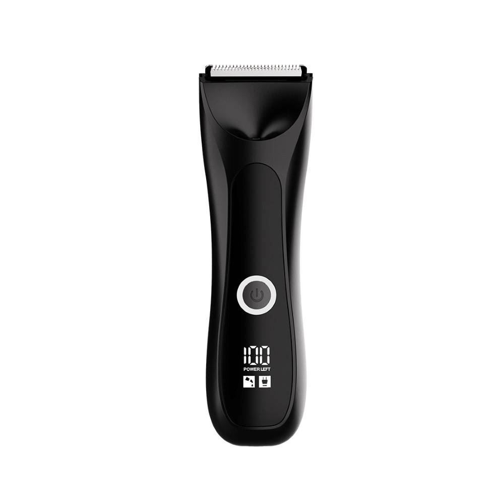 Aparador De Pelos Klicke Com Visor Led - Preto