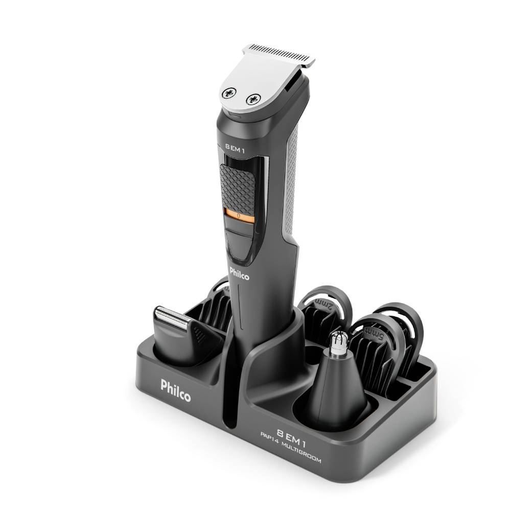 Aparador De Pelos Philco Multigroom 8 Em 1 Pap14 - Bivolt