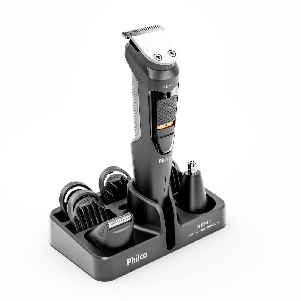 Aparador De Pelos Philco Multigroom 8 Em 1 Pap14 - Bivolt