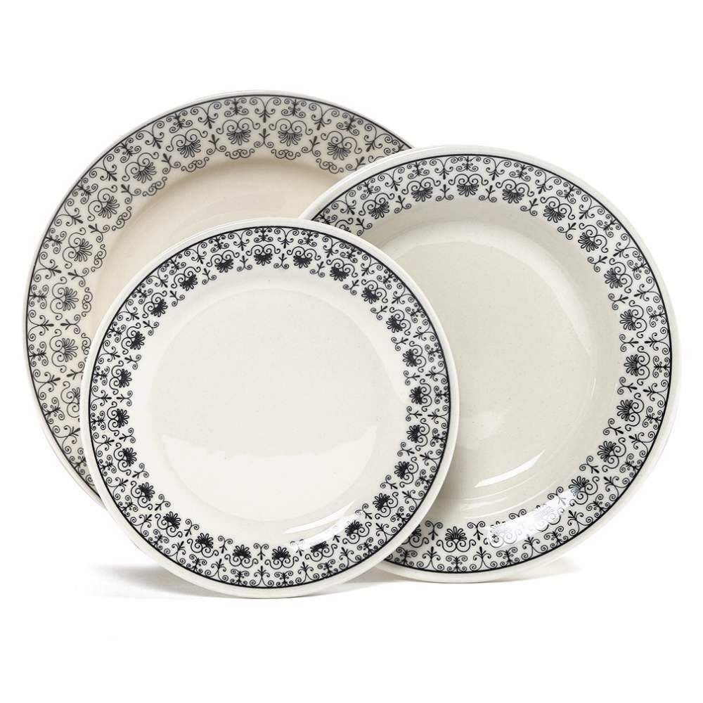 Aparelho De Jantar Donna Renda 12 Peças - Cerâmica