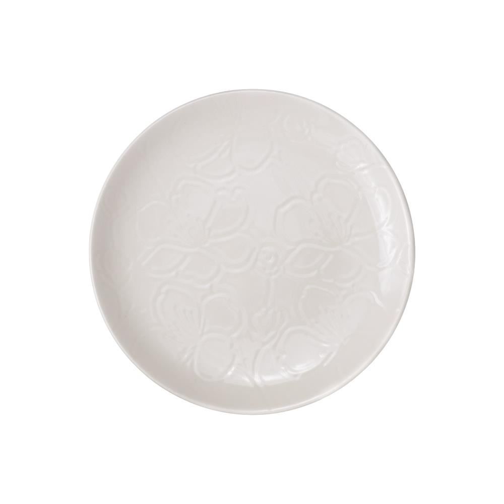 Aparelho De Jantar E Chá Unni Orquídea White Oxford 20 Pçs - UNNI ORQUIDEA WHITE