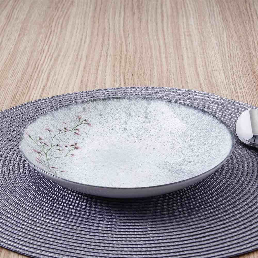 Aparelho De Jantar Floralis Tramontina 20 Peças - Porcelana