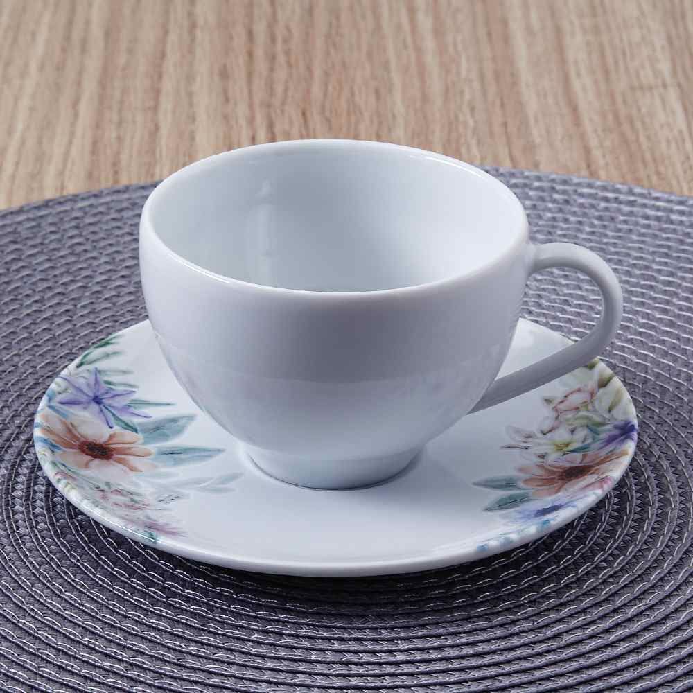 Aparelho De Jantar Floratta Tramontina 20 Peças - Porcelana