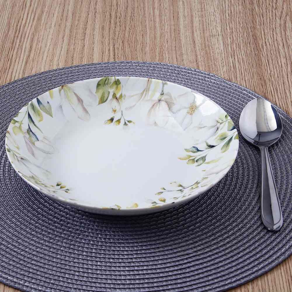 Aparelho De Jantar Magnólia Tramontina 20 Peças - Porcelana