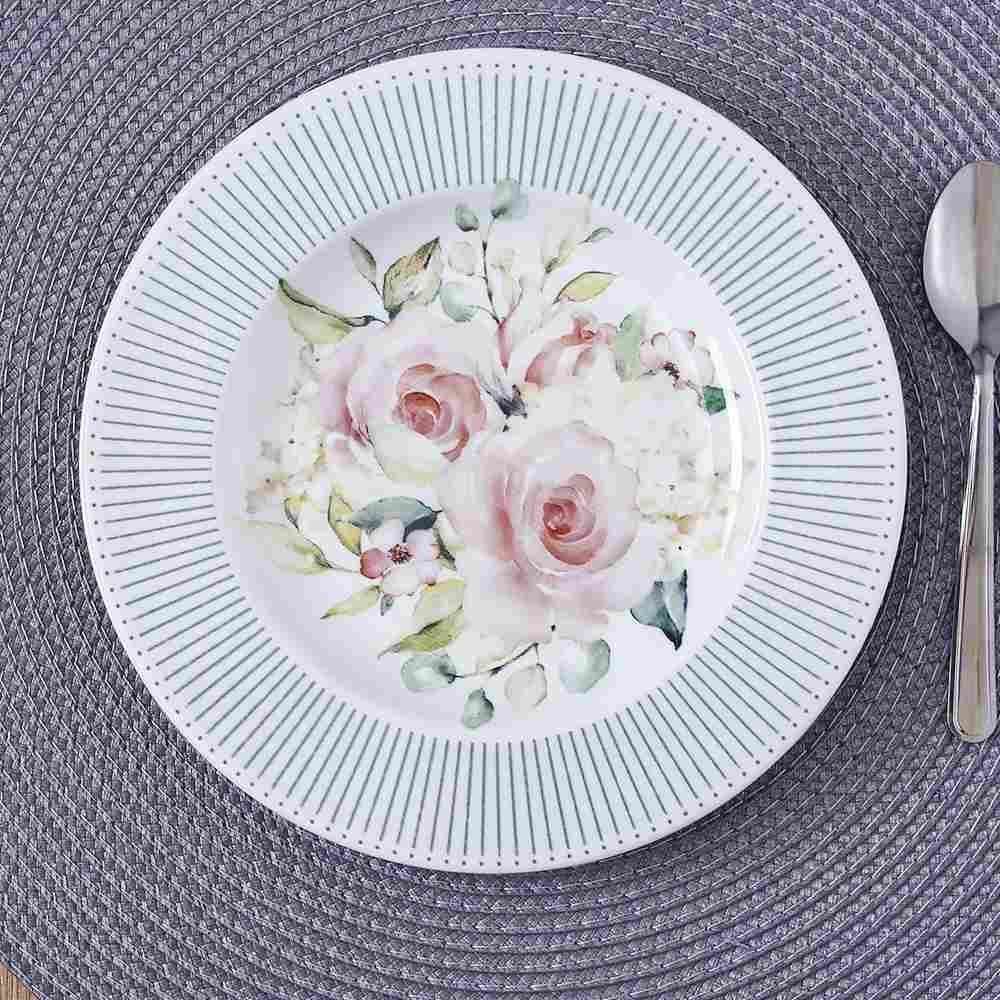 Aparelho De Jantar Ornatta Tramontina 20 Peças - Porcelana