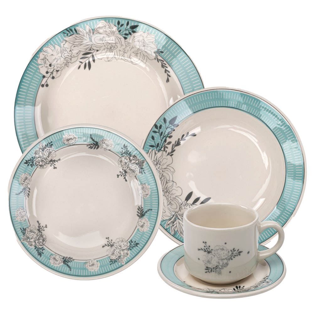 Aparelho De Jantar Oxford Donna Isis 20 Peças - Cerâmica