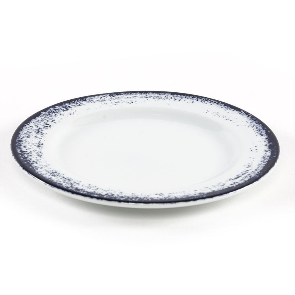 Aparelho De Jantar Porcelana Névoa Azul Schmidt 30 Peças - Névoa Azul 