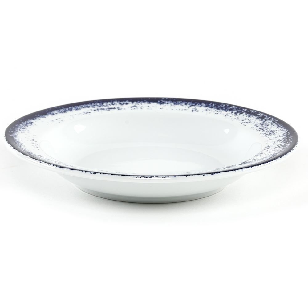 Aparelho De Jantar Porcelana Névoa Azul Schmidt 30 Peças - Névoa Azul 