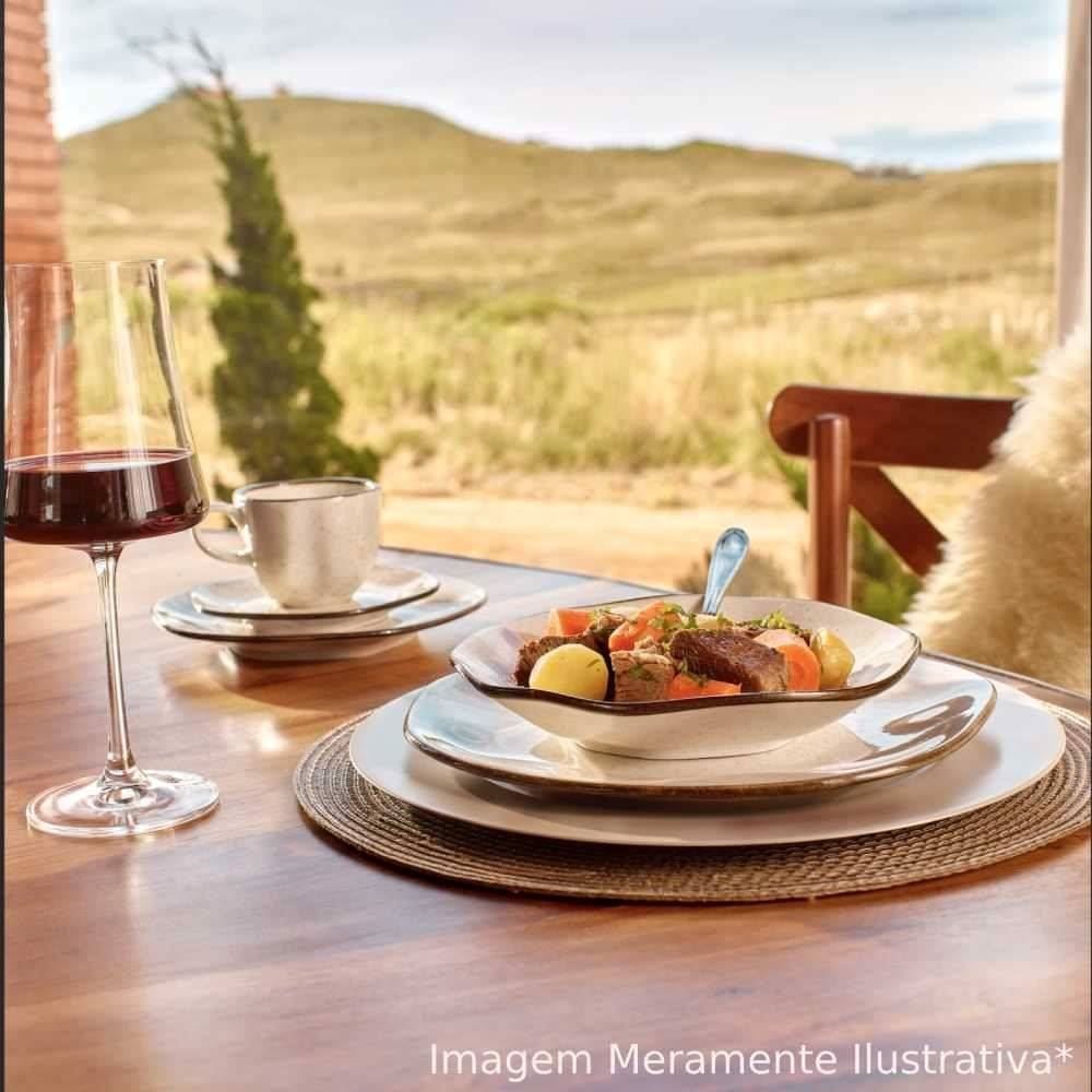 Aparelho De Jantar Ryo Maresia Oxford 20 Pçs - Porcelana