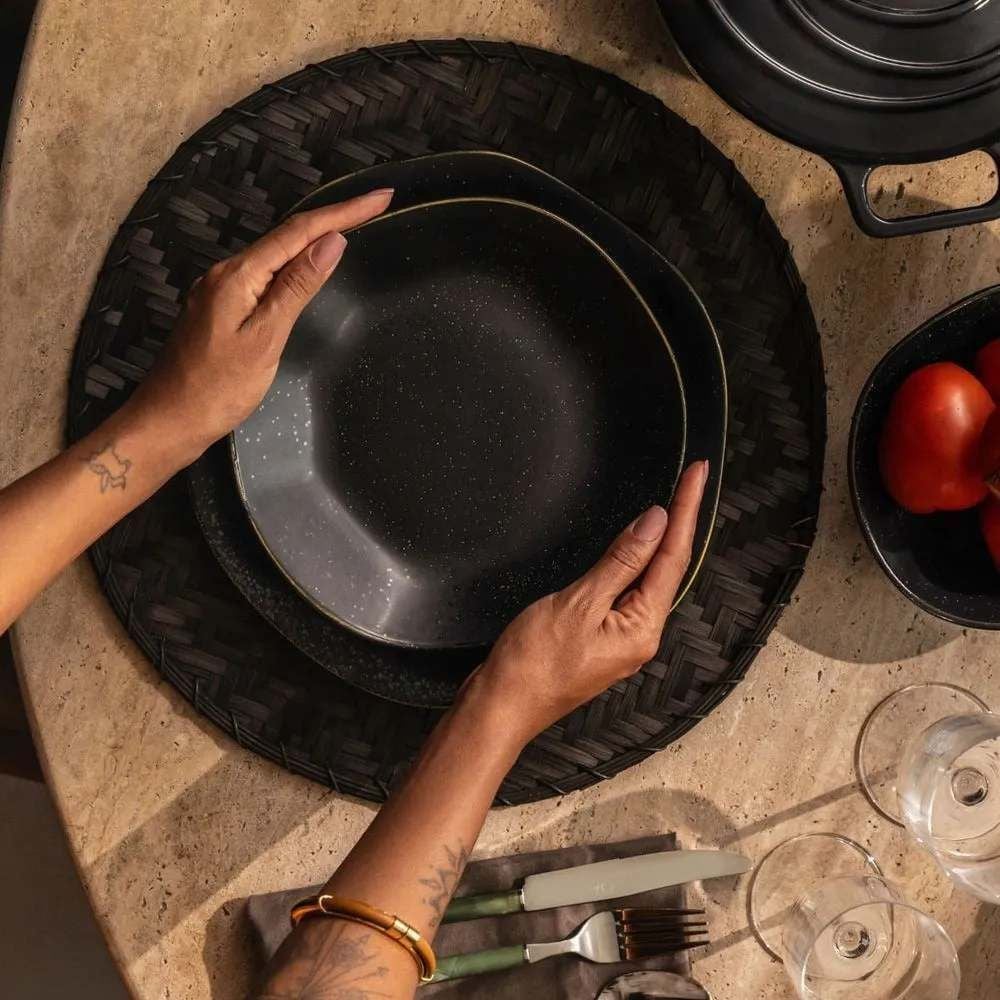 Aparelho De Jantar Ryo Volcano Oxford - 20 Peças