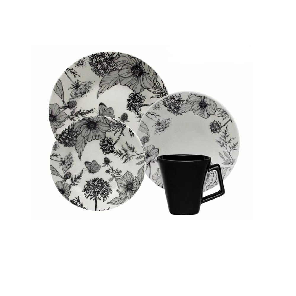 Aparelho De Jantar/Chá Biona By Havan Casa Francis 16 Peças - FRANCIS